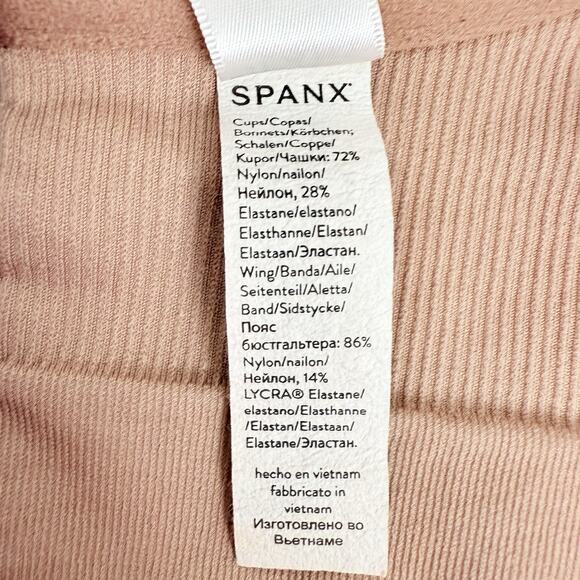 Spanx Bra-llelujah! Lightly Lined Full Coverage Bra Size 38C Nude Underwired - Picture 8 of 10